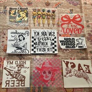 Heat press transfer lot